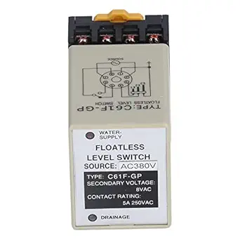 KTM Healthcare Floatless Levels Switch, C61F-GP Water Level Relay for Drainage Projects