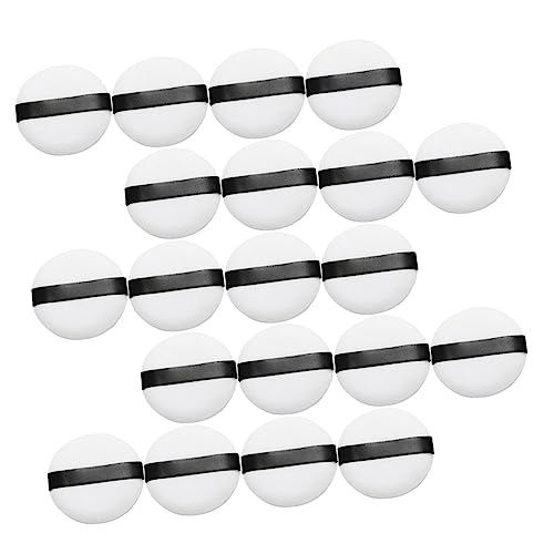 Healeved Cosmetics Puff 20pcs Small Makeup Sponges Flat Surface for Even Coverage