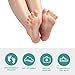 4 Pcs Silicone Toe Spacers – Yoga Toe Separators for Toe Straightening & Relaxation | Correct Overlapping Toes, Bunions, Hammer Toe | Toe Support toe separators for Women & Men (Tan, 3.98)
