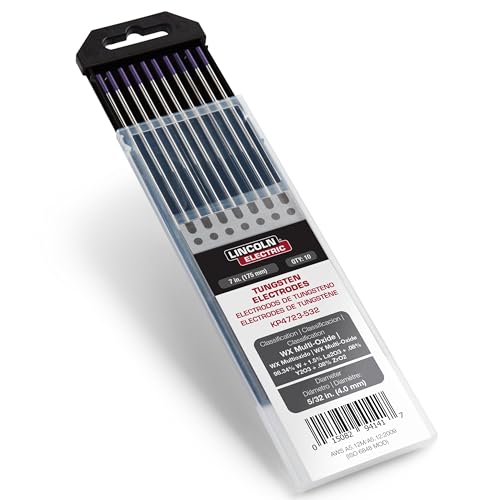 Lincoln Electric WX Multi-Oxide Tungsten Electrode, 5/32” x 7”, KP4723-532