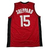 Autographed/Signed Reed Sheppard Houston Red Basketball Jersey Beckett BAS COA