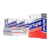 Propel Powder Packets Watermelon with Electrolytes Vitamins and No Sugar, 50 Count, 10 Count (Pack o