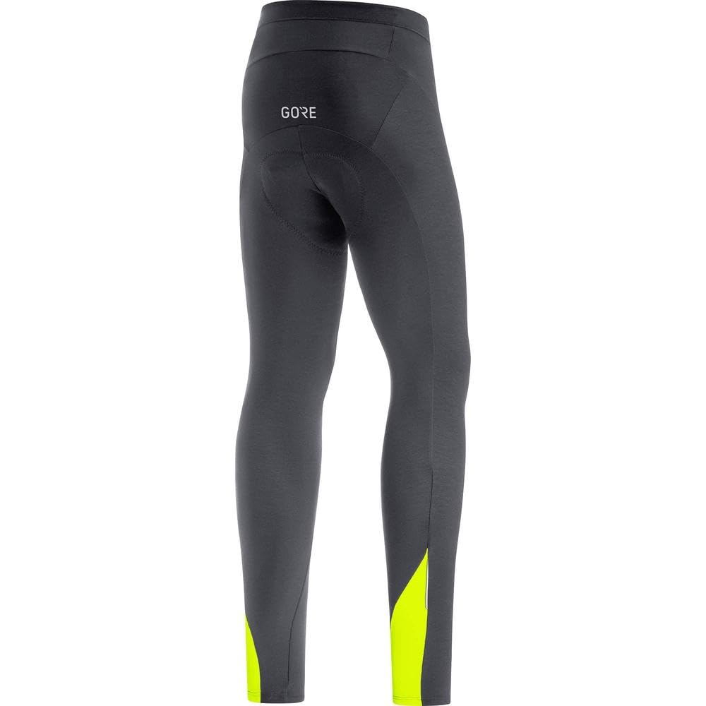 GORE WEAR Mens C3 Thermo Tights+ Black/neon Yellow L