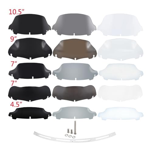 Déflecteurs de vent de carénage pour moto Touring Electra Glide 14-20