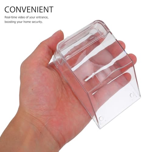 OSALADI Campainha Capa De Chuva Anéis Transparentes À Prova De Intempéries Escudo De Água À Prova De