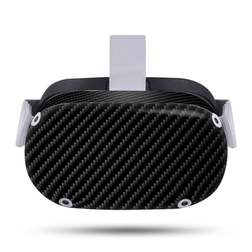 Head Case Designs Officially Licensed Alyn Spiller Carbon Fibre Plain Art Mix Vinyl Sticker Skin Decal Cover Compatible with Meta Quest 2