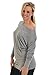 Forever Womens Long Sleeves Plus Size Plain Off Shoulder Batwing Stretchy Top