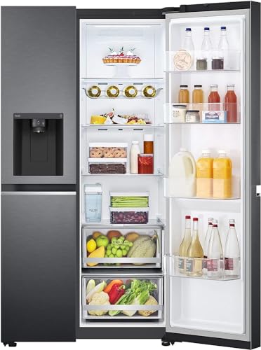 Kühlschrank mit Eiswürfelspender LG GSLV71MCLE, Energieeffizienzklasse E, 635 L