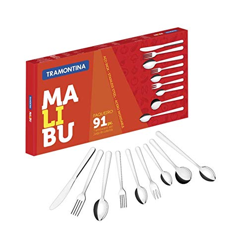 Faqueiro Malibu, Tramontina, Inox