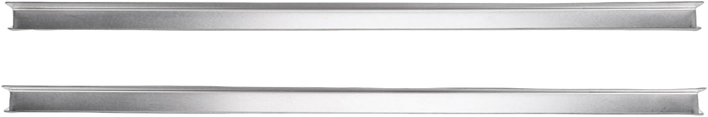 AUNMAS 2pcs Cabinet Protector Edge Guard, 304 Stainless Steel Prevents Water Damage Scratches Edge Protectors for Kitchen 3/4 inch cabinets (23inch)