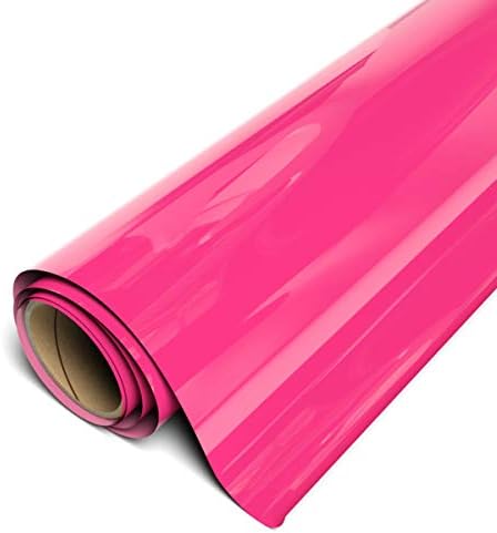 Siser EasyWeed Stretch Matte HTV 11.8"x5ft Roll - Iron on Heat Transfer Vinyl (Passion Pink)