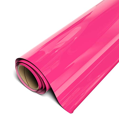 Siser EasyWeed HTV 11.8  x 5ft Roll - Iron On Heat Transfer Vinyl (Passion Pink)