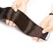 Produktbild ShowJarlly 60cm Glattes Haar Echthaarverlängerung 50g Glattes Haar Echthaarverlängerung 20 Stück Echthaarfarbe Braun, Mittelbraun