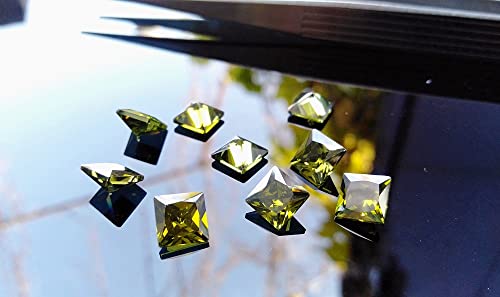 Zircone cubique vert olive 6mm la solution pour remplacer vos gemmes perdues ou ternes