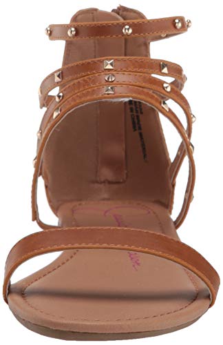 Jessica Simpson Kids Spring Girls' Toddler-Youth Sandal 2 M US Little Kid Tan2