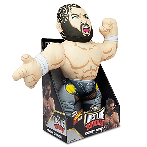 All Elite Wrestling Buddies - Kenny Omega - The Official Ljn Wrestling Buddy Plush, 18”, Features Recorded Sounds From The Actual Wrestler #TOP6
