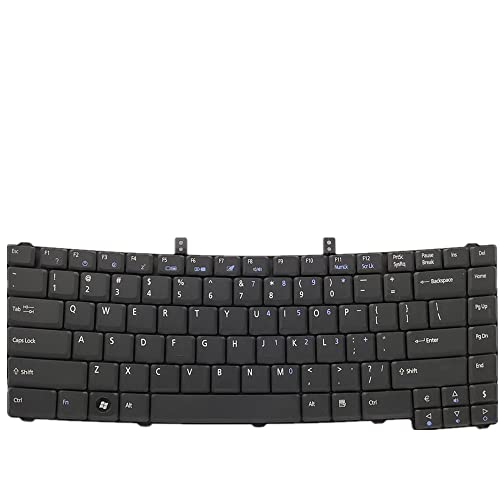 Teclado para portátil Acer TravelMate 2310 repuesto keyboard US estadounidense negro repuesto