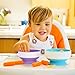 Munchkin Stay Put Suction Bowls for Baby and Toddler, 3 Pack, Blue/Green/Purple