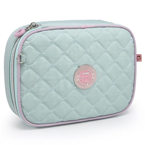 Estojo Kika Box Organizador Feminino Divisórias 36 Lápis (Verde)
