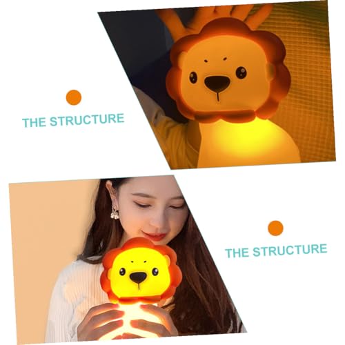 Veilleuse chambre bébé silicone lionceau lampe de chevet - 6