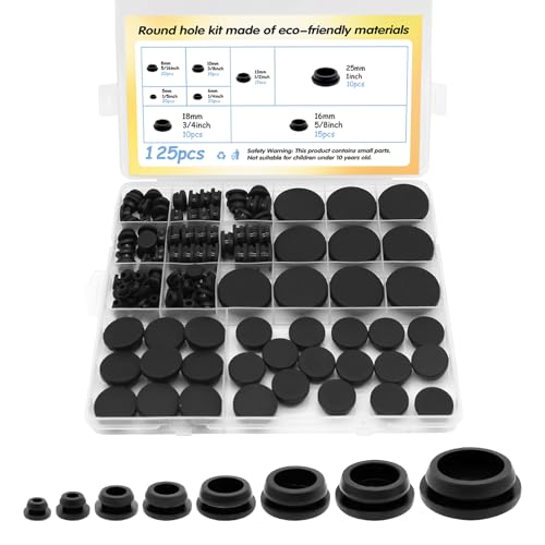 Water Leak Onto Front Carpet From A-Pillar - 2015-2022 Ford Mustang 5 125Pcs Black Rubber Plug Box, Various Sizes of Round Hole Silicone Tool, Rubber Plugs for Round Holes, Silicone Plugs Suitable for Car Wiring Furniture