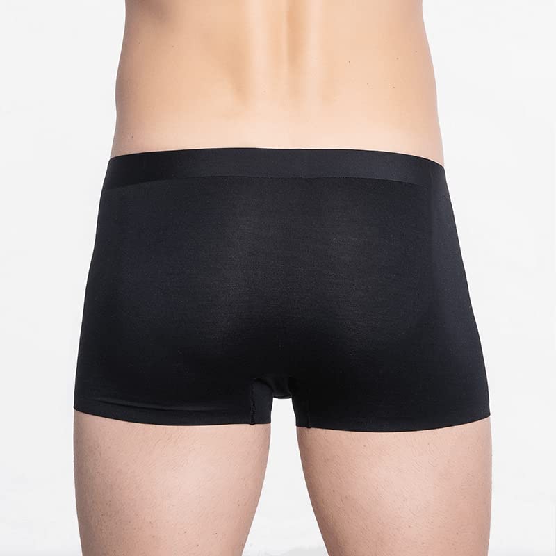 Image of dockstreet Ultra Soft, 100% Cotton Smooth Boxer Brief Comfortable Stretchable /Soft Fabric Brief Trunk Styled Underwear for Men