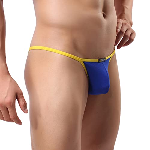 Men's Stretchy Soft Underwear Sexy String Waist Comfy Bikini Briefs