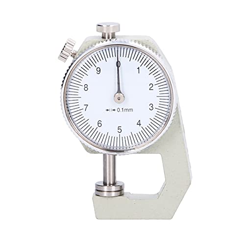 Calibrador de Dial de Grosor 0-10mm, Herramienta de Medición Redonda de Metal y Plástico para Joyería, Cuero y Tableros miniatura 7