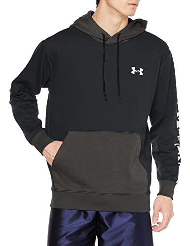 [アンダーアーマー] バスケットボールスウェット UAスウェット ロングスリーブ プルオーバー フーディー メンズ Black / / 2XL