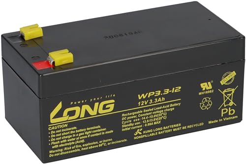 Batterie AGM 12 V 3,3 Ah haute durabilité conforme VDs pour module RBC47 APC