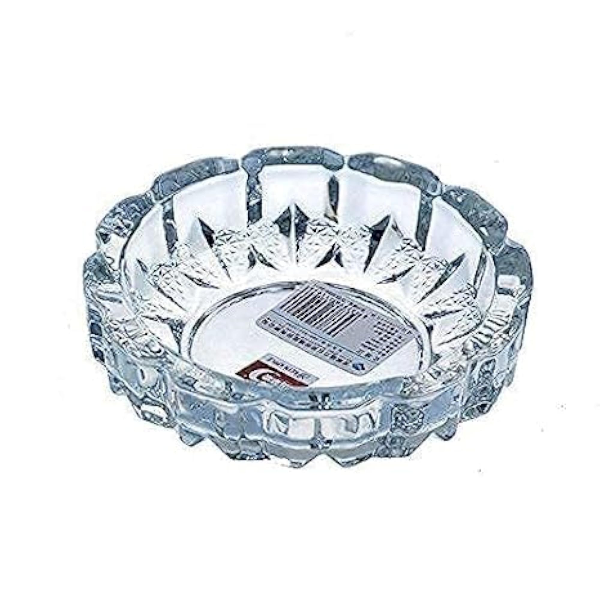 Heritage Hub Crystal Clear Glass Ashtray