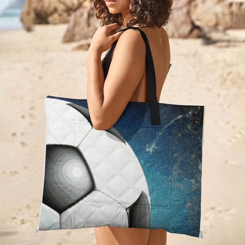 Tapis de plage pliable haut de gamme avec fermeture éclair intégrée