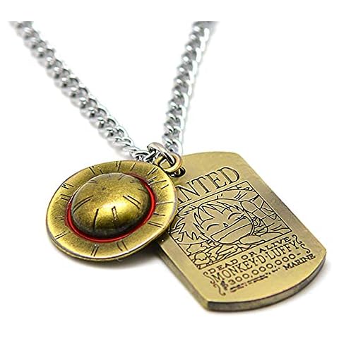 MEETCUTE Anime One Piece Luffy Necklace Cover