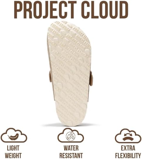 Project Cloud 100% Genuine Leather Footbed Clogs for Women - Memory Foam Arch Support Slippers for Women - Trendy Slip-ons Women's Mules & Clogs Sandals - Image 5