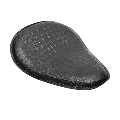 Coussin de siège moto universel plat en cuir PU pour look custom bobber