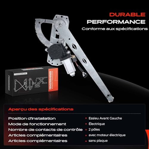 Lève-vitre cabine Transit pour réparer une vitre bloquée 95VBV23201BD - 4