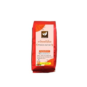 Premium Thai Tea Mix - Authentic Thai Iced Tea Blend - Rich, Aromatic & Versatile - Perfect for Home & Cafe 500g
