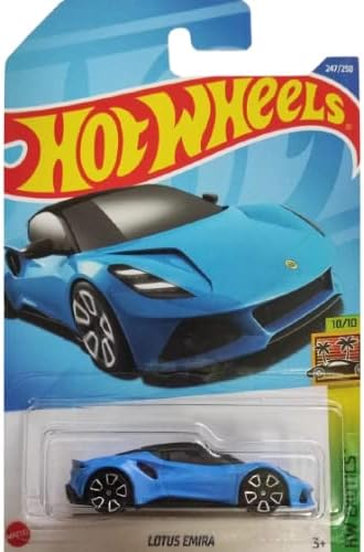 Miniatura 6 de Hot Wheels 2022 - Lotus Emira - Azul - HW Exotics 10/10 - Mint/NrMint envía burbujas envueltas en una caja