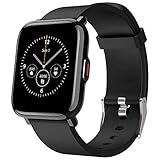 【24H Monitoreo de Salud】 AITES relojes inteligentes utiliza el último chip Nordic 52840. La frecuencia cardíaca se controla automáticamente las 24 horas del día, y las notificaciones de límite de frecuencia cardíaca se pueden enviar automáticamente. El pulsera actividad pueden registrar con precisión sus datos deportivos y actividades de todos los días, Por ejemplo pasos, calorías, velocidad, distancia, tiempo activo y La calidad del sueño. Ayudar a desarrollar un estilo de vida saludable.
