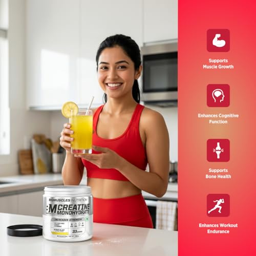 Image of Bigmuscles Nutrition Creatine Monohydrate [33 Servings, Unflavoured] | Micronised Creatine Powder For Enhanced Muscle Strength With Rapid Absorption [100g] | Benchmark Series