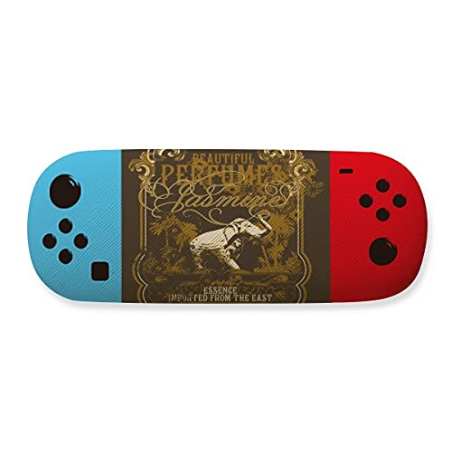 Protégez vos lunettes de jeu avec cet éléphant tropical marron style européen