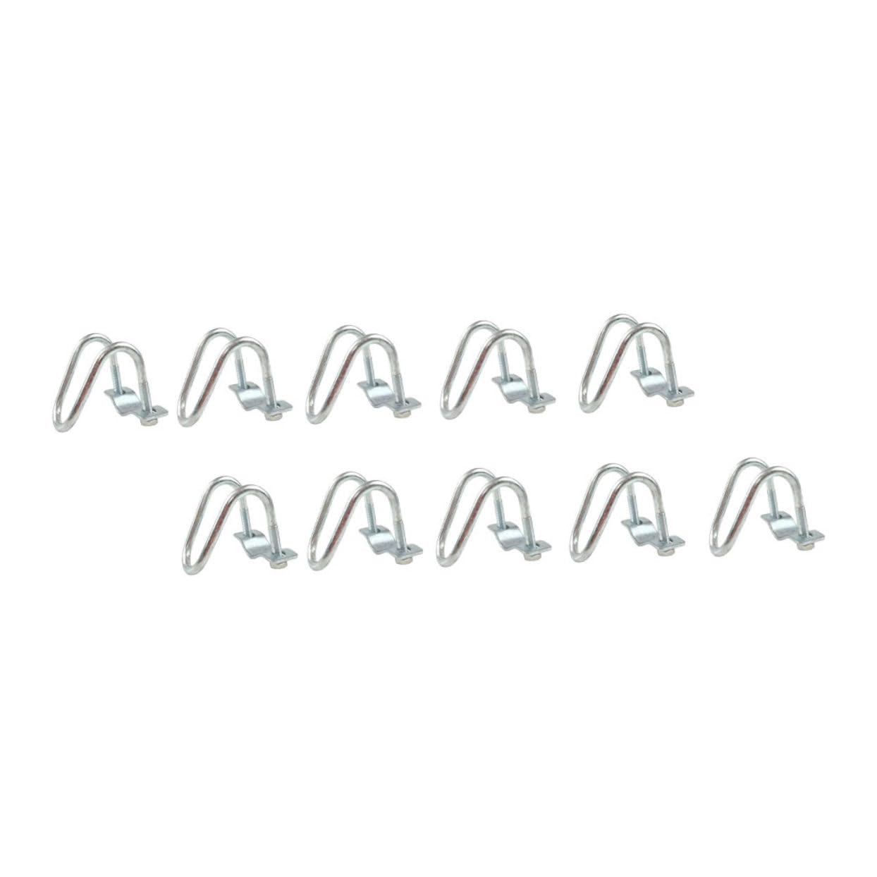 Pinces de verrouillage U acier clips muraux pour tuyaux élevage porcin