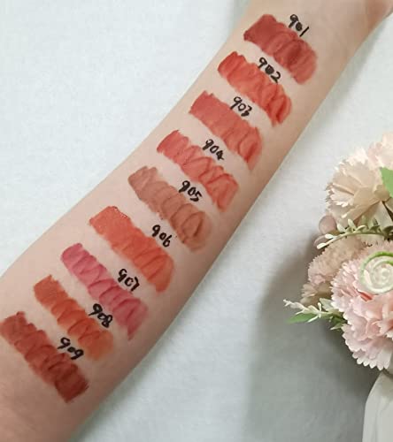 Colorkey Moist Velvet Lip Lacquer Matte Silk Satin Lip Gloss With New Emulsifier Type & Cross Polymer, Moisturizing Lotion Texture, Enjoy The Silky Softness (B905) #TOP4