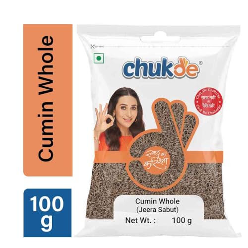 Image of Chukde Jeera Sabut - 300 Grams (100gm x 3) | Whole Spices for Vegetarian, Meat, and Rice Dishes, Snacks, and Beverages | Digestion Aid, Blood Sugar Regulator, Anti-Inflammatory