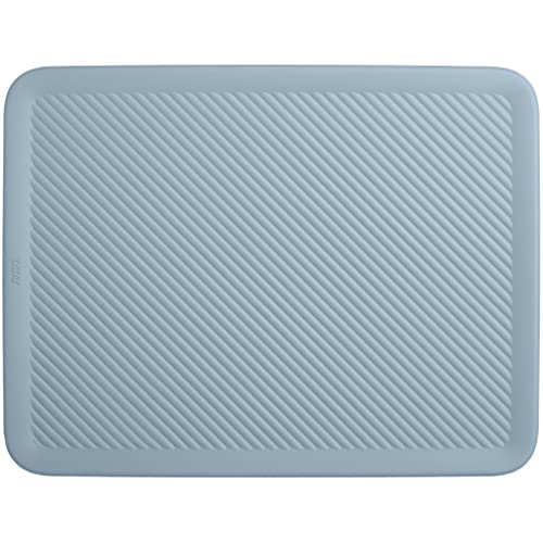 Image of Superio Ribbed Collection Lid for Decorative Plastic Basket Open Home Storage Bins Organizer Baskets, Large Blue - for Organizing Closet Storage Bins for Shelves Drawer Shelf 15 /22 Liter