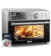Kitchen in the box 32QT Extra Large Air Fryer Toaster Oven Combo, 21-in-1 Countertop Convection T...
