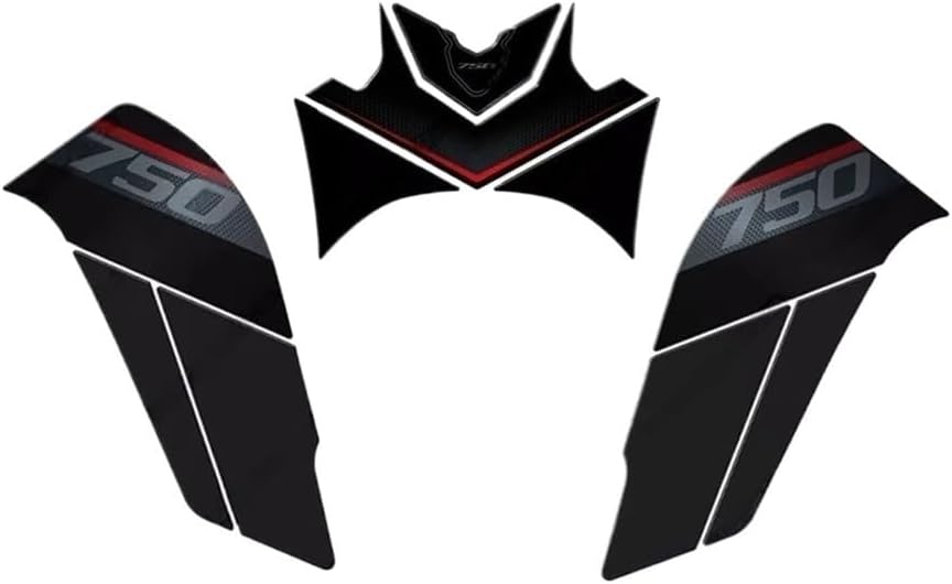 Tank Traction Pad for Transalp XL 750 2023 Motorcycle Fuel Tank Pad Sticker Scratch-Resistant Resin Protective Sticker Kit