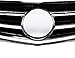 DYB Samochód przednia nerka zderzak grill kaptur pasuje do sportowego grzejnika, do Mercedes Benz klasa C W204 C180 C200 C300 C350 2008-2014, akcesoria modyfikowane do grilla samochodowego
