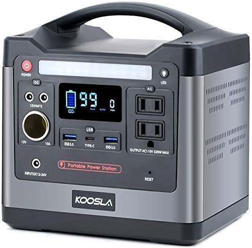 Amazon.co.jp: KOOSLA ポータブル電源 LiFePO4リン酸鉄リチウム電池