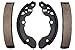 ACDelco Gold 17641B Bonded Rear Drum Brake Shoe Set